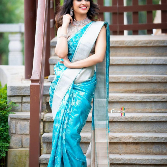 Banarasi Soft Lichi Saree with blouce Banarasi Soft Lichi Saree with blouce