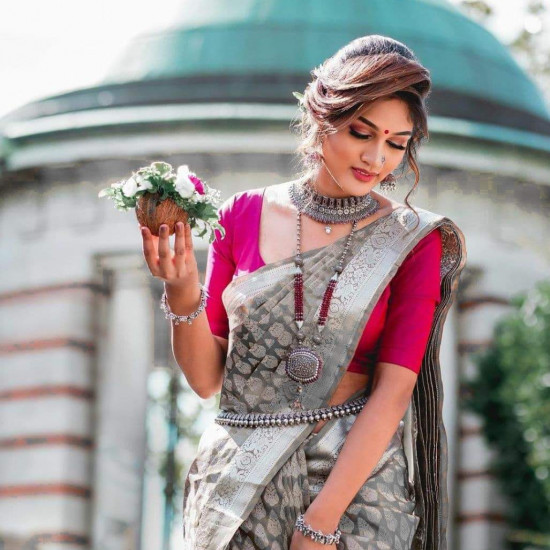 Banarasi Silk Saree with blouce Banarasi Silk Saree with blouce
