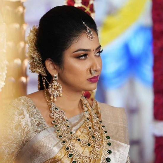 Kanchipuram Gold Saree with Blouce Kanchipuram Gold Saree with Blouce