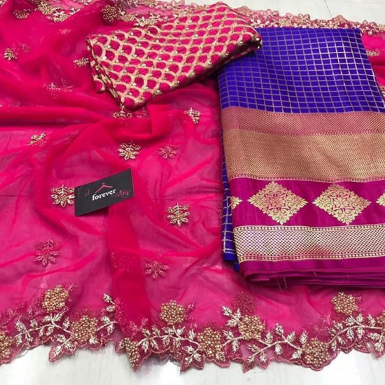 Half Saree Lehanga with blouse Half Saree Lehanga with blouse