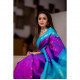 Art Silk Jacquard Saree  With Unstitched  Blouse