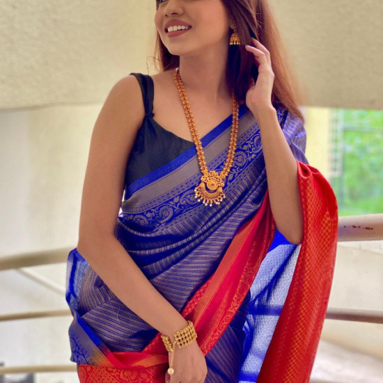 Butter Silk Saree with Blouce Butter Silk Saree with Blouce
