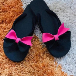 New Bow Design Hand Made Ladies Slippers