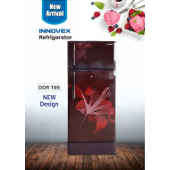 INNOVEX Refrigerator Double Door DDR195 LE MAROON