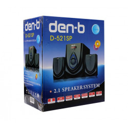 Den-B Sub Woofer 2.1 Speaker Systems D-521SP (LE)