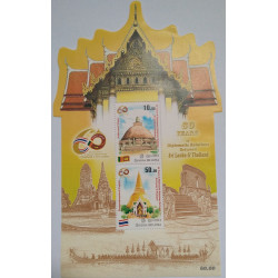 Ceylon & Thailand Souvenir Sheet