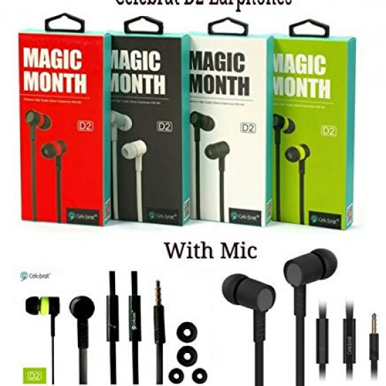 Celebrat D2 Magic Month Earphone for Smartphone Celebrat D2 Magic Month Earphone for Smartphone