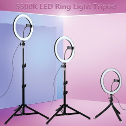 10in LED Photography Selfie Ring Light with Tripod