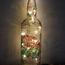 Bottle Art with light