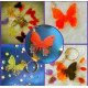 Resin Butterfly Key Tag