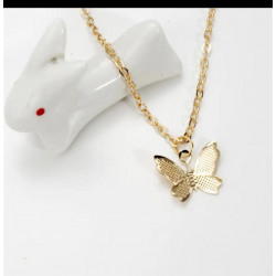 Butterfly necklace { gold and silver}