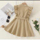 Bowknot Décor Lapel Dress Bowknot Décor Lapel Dress
