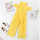 Cold Shoulder Short - Sleeve Jumpsuit Cold Shoulder Short - Sleeve Jumpsuit