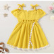 Lase Bowknot Deco Slip Dress Lase Bowknot Deco Slip Dress