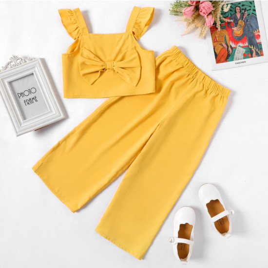 Bowknot Design tank top and elasticize Pant Bowknot Design tank top and elasticize Pant