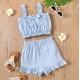 Camisole And Elasticized Shorts Set Camisole And Elasticized Shorts Set