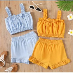 Camisole And Elasticized Shorts Set