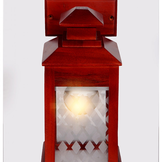Square wall mounted with crown hood lamp