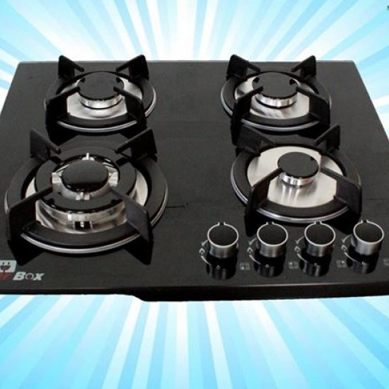 4 BURNER HOB GAS COOKER GLASSTOP 4 BURNER HOB GAS COOKER GLASSTOP