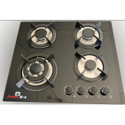 4 BURNER HOB GAS COOKER GLASSTOP