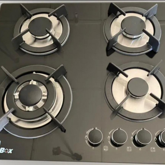 4 BURNER HOB GAS COOKER GLASSTOP 4 BURNER HOB GAS COOKER GLASSTOP