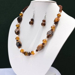 Tiger Eye Jewelry Set