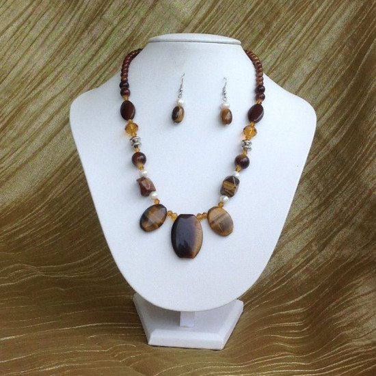 Tiger Eye Jewelry Set