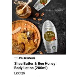 SHEA BUTTER & BEE HONEY PERFUME BODY LOTION -200ML