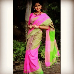 Bengal soft KHADI cotton sarees
